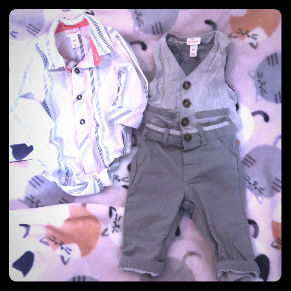 Three piece infant dress suit